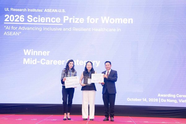Tiến sỹ người Việt giành Giải thưởng Khoa học ASEAN-Hoa Kỳ dành cho Nữ giới