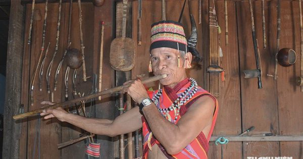 Tiếng sáo ta lun của già làng Đăk Răng
