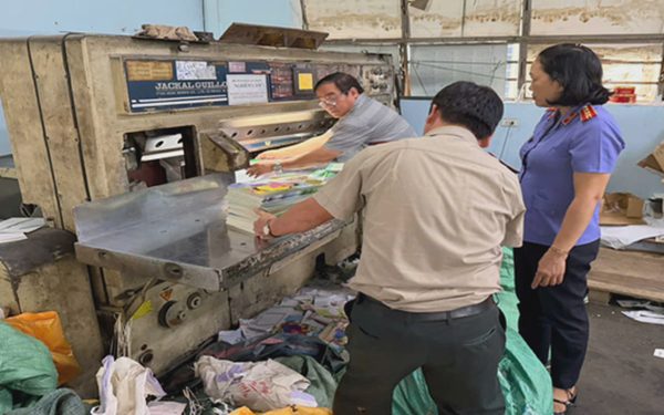 Tiêu hủy 35.735 cuốn sách vi phạm liên quan vụ án Nguyễn Trung Luật và đồng phạm