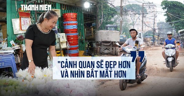 Tiểu thương kể cảnh chuyển từng chuyến hàng vì đường hẹp, nay đường vào chợ hoa sắp rộng 23 m