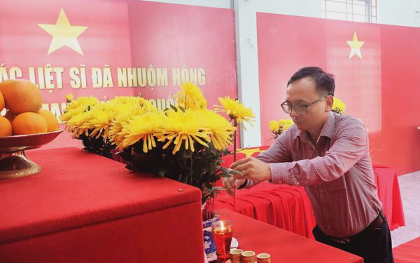 Tìm thấy hài cốt 3 liệt sĩ hy sinh gần bệnh xá thời chiến tranh tại Quảng Ngãi