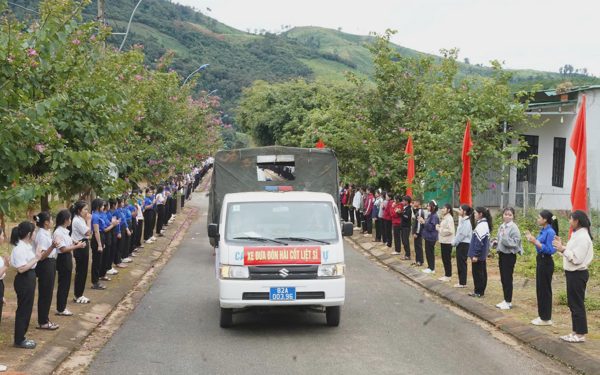 Tìm thấy hài cốt liệt sĩ A Ngõa sau 45 năm hy sinh