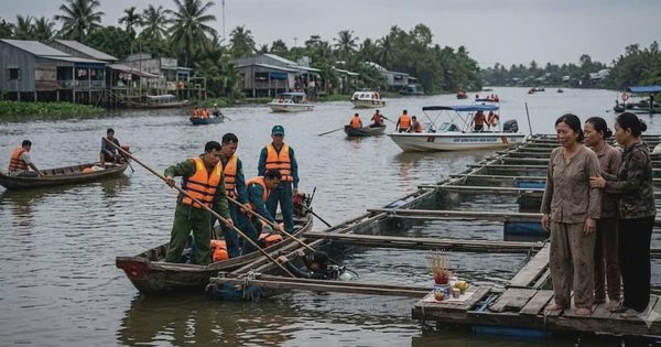 Tìm thấy thi thể bé trai trong vụ cha con bị điện giật rơi xuống sông