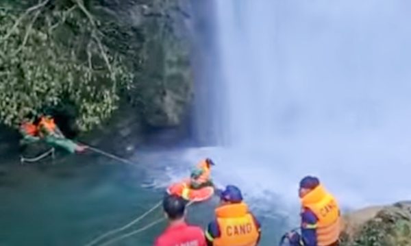 Tìm thấy thi thể du khách bị nước cuốn khi tắm thác ở Tuyên Quang