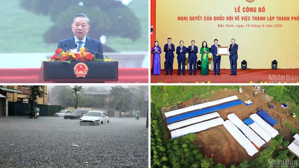 Tin nổi bật ngày 19/9: Tổng Bí thư, Chủ tịch nước Tô Lâm dự Lễ kỷ niệm 72 năm Ngày Bác Hồ về thăm Đền Hùng; công bố Nghị quyết của Quốc hội về thành lập thành phố Bắc Ninh