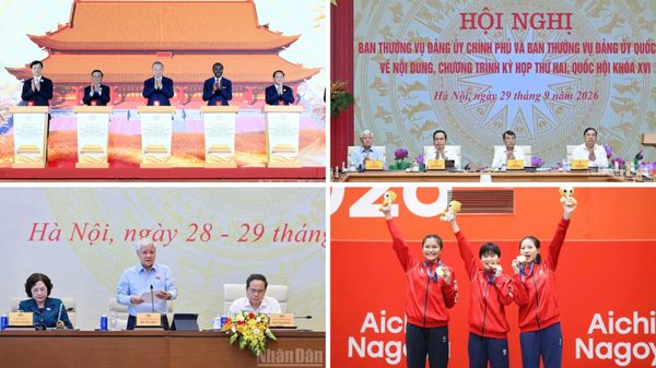 Tin nổi bật ngày 29/9: Tổng Bí thư, Chủ tịch nước Tô Lâm dự lễ khởi công dự án tu bổ Điện Kính Thiên; Hội nghị Ban Thường vụ Đảng ủy Chính phủ và Ban Thường vụ Đảng ủy Quốc hội