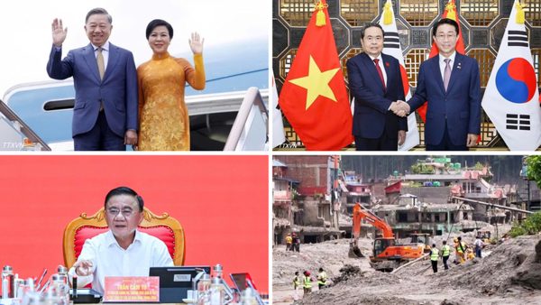 Tin nổi bật ngày 7/9: Tổng Bí thư, Chủ tịch nước Tô Lâm cùng Phu nhân bắt đầu thăm cấp Nhà nước Liên bang Nga; hoạt động của Chủ tịch Quốc hội Trần Thanh Mẫn trong khuôn khổ chuyến thăm chính thức Hàn Quốc