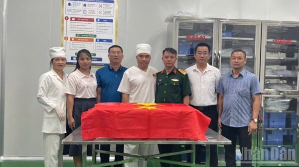 Tỉnh Điện Biên bàn giao 845 mẫu hài cốt liệt sĩ cho Viện Pháp y Quân đội