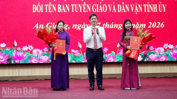 Tỉnh ủy An Giang thành lập các Đảng bộ mới và đổi tên Ban Tuyên giáo và Dân vận Tỉnh ủy