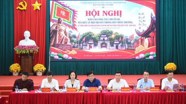 Tổ chức Lễ hội Đền Trần Thương "Dấu thiêng muôn đời - Sáng ngời di sản"