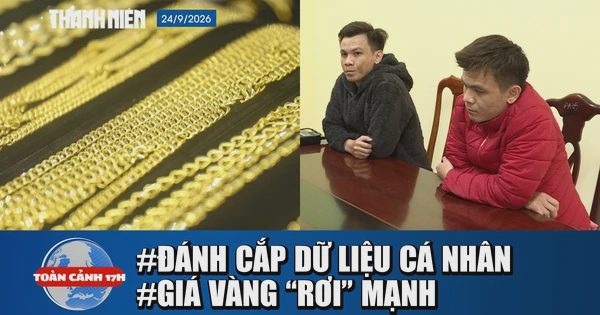 Toàn cảnh 17h: Anh em sinh đôi đánh cắp dữ liệu cá nhân | Giá vàng thấp nhất 1 tháng qua