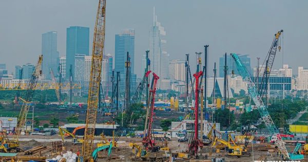 Toàn cảnh đại công trường Trung tâm hành chính mới TP.HCM gần 5 tháng khởi công