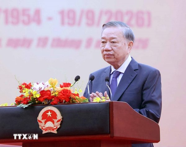 Toàn văn phát biểu của Tổng Bí thư, Chủ tịch nước Tô Lâm tại lễ khánh thành Tượng đài “Bác Hồ với Ngày hội non sông”
