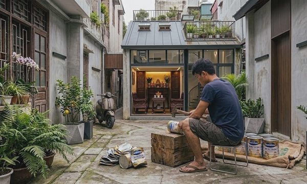 Tôi cãi nhau với chồng vì chuyện đập bẹp mấy vỏ lon sữa bột của con