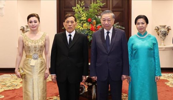 Tổng Bí thư, Chủ tịch nước chủ trì chiêu đãi Nhà vua Thái Lan và Hoàng hậu