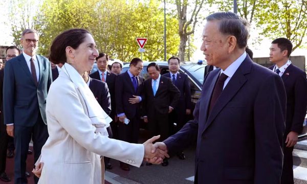 Tổng Bí thư, Chủ tịch nước đề nghị Pháp cùng Việt Nam nghiên cứu an toàn lò phản ứng hạt nhân