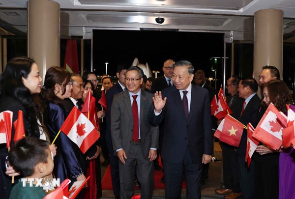 Tổng Bí thư, Chủ tịch nước Tô Lâm bắt đầu thăm cấp Nhà nước tới Canada
