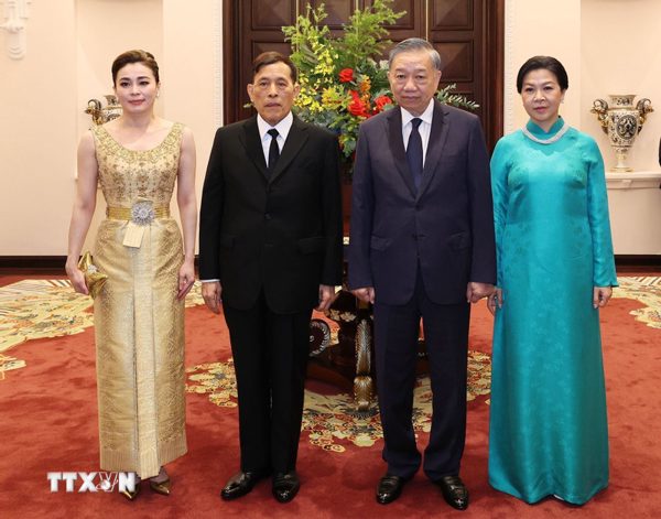 Tổng Bí thư, Chủ tịch nước Tô Lâm chủ trì chiêu đãi Nhà vua Vương quốc Thái Lan và Hoàng hậu