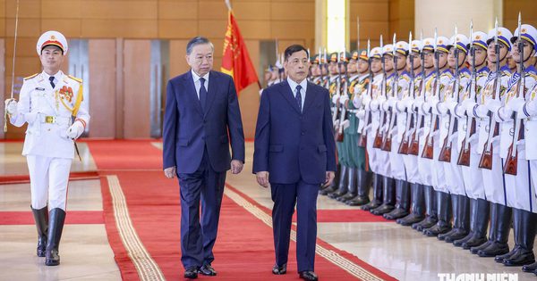 Tổng Bí thư, Chủ tịch nước Tô Lâm chủ trì đón chính thức Nhà vua Thái Lan