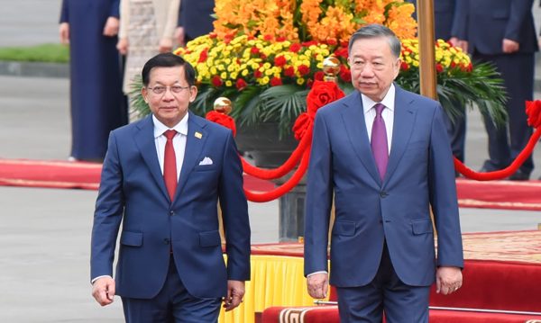 Tổng Bí thư, Chủ tịch nước Tô Lâm chủ trì lễ đón Tổng thống Myanmar