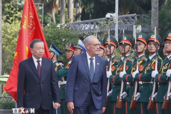 Tổng Bí thư, Chủ tịch nước Tô Lâm chủ trì Lễ đón Tổng thống Thụy Sĩ