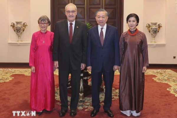Tổng Bí thư, Chủ tịch nước Tô Lâm chủ trì tiệc chiêu đãi Tổng thống Thụy Sĩ