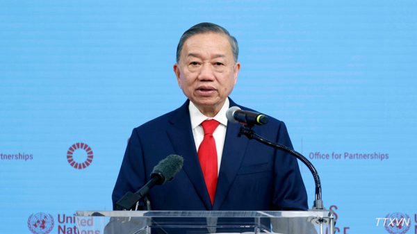 Tổng Bí thư, Chủ tịch nước Tô Lâm chứng kiến Lễ trao các văn kiện, thỏa thuận hợp tác với Liên hợp quốc