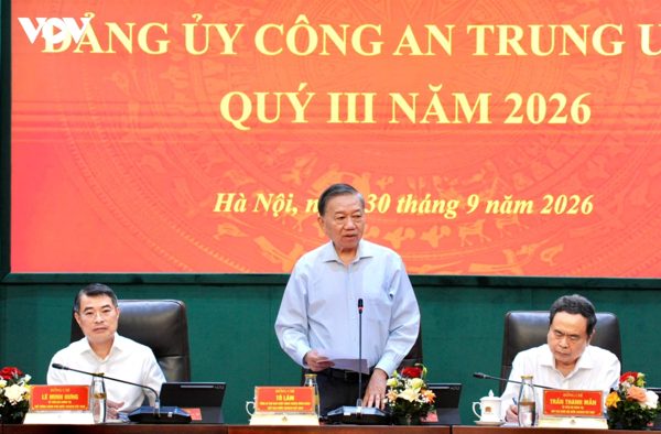 Tổng Bí thư, Chủ tịch nước Tô Lâm dự Hội nghị Đảng ủy Công an Trung ương