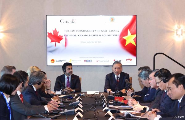 Tổng Bí thư, Chủ tịch nước Tô Lâm dự Tọa đàm Doanh nghiệp cấp cao Việt Nam-Canada