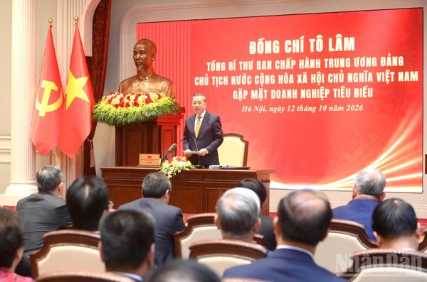 Tổng Bí thư, Chủ tịch nước Tô Lâm gặp mặt doanh nghiệp tiêu biểu