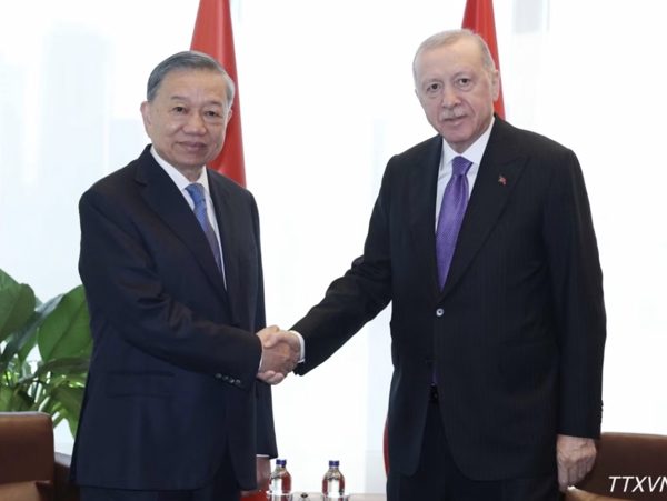 Tổng Bí thư, Chủ tịch nước Tô Lâm gặp Tổng thống Thổ Nhĩ Kỳ Tayyip Erdogan