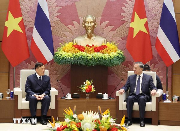 Tổng Bí thư, Chủ tịch nước Tô Lâm hội đàm với Nhà vua Thái Lan