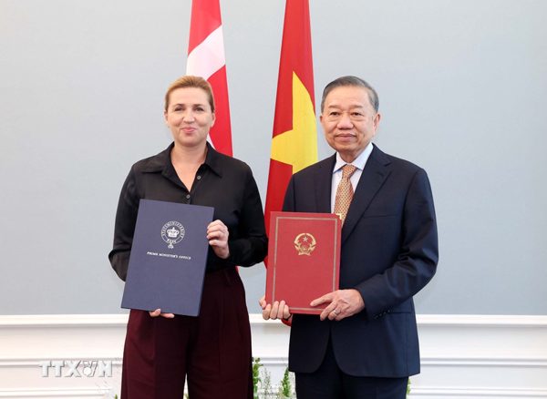 Tổng Bí thư, Chủ tịch nước Tô Lâm hội đàm với Thủ tướng Đan Mạch Mette Frederiksen