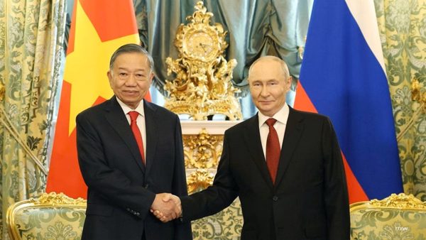 Tổng Bí thư, Chủ tịch nước Tô Lâm hội đàm với Tổng thống Liên bang Nga Vladimir Putin