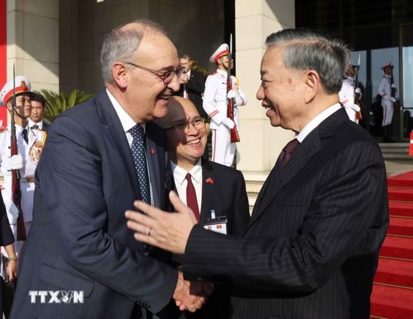 Tổng Bí thư, Chủ tịch nước Tô Lâm hội đàm với Tổng thống Thụy Sĩ