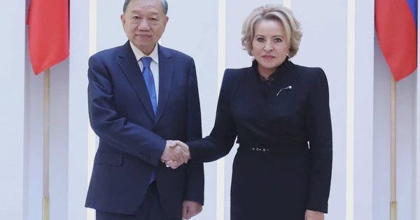 Tổng Bí thư, Chủ tịch nước Tô Lâm hội kiến Chủ tịch Hội đồng Liên bang Nga