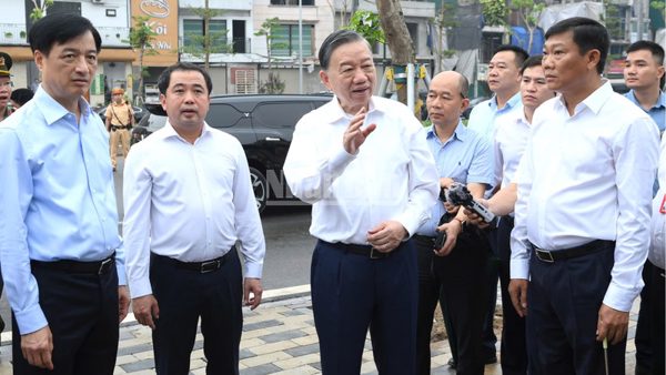 Tổng Bí thư, Chủ tịch nước Tô Lâm kiểm tra công trình, dự án trọng điểm của Hà Nội