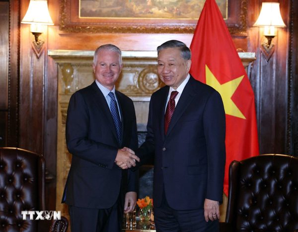 Tổng Bí thư, Chủ tịch nước Tô Lâm tiếp lãnh đạo một số tập đoàn Hoa Kỳ