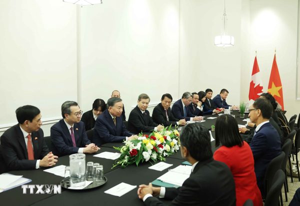 Tổng Bí thư, Chủ tịch nước Tô Lâm tiếp Nhóm Nghị sỹ hữu nghị Canada-Việt Nam