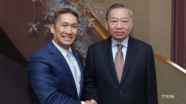 Tổng Bí thư, Chủ tịch nước Tô Lâm tiếp Quyền Bộ trưởng Hải quân Hoa Kỳ Hùng Cao