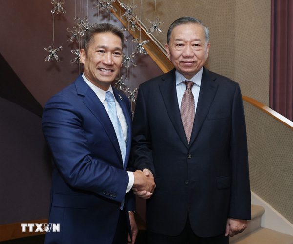 Tổng Bí thư, Chủ tịch nước Tô Lâm tiếp Quyền Bộ trưởng Hải quân Hoa Kỳ Hùng Cao