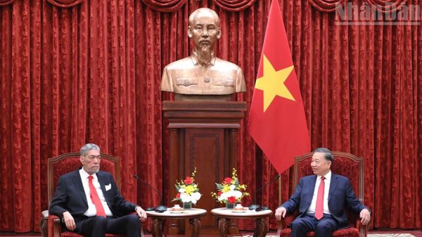 Tổng Bí thư, Chủ tịch nước Tô Lâm tiếp Tổng Bí thư Đảng Phong trào Cánh tả Thống nhất Cộng hòa Dominica
