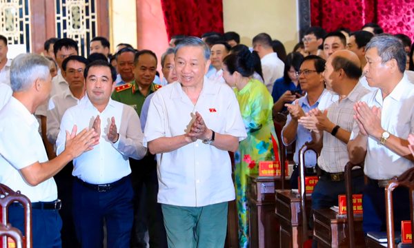 Tổng Bí thư, Chủ tịch nước Tô Lâm tiếp xúc cử tri 10 phường của Hà Nội