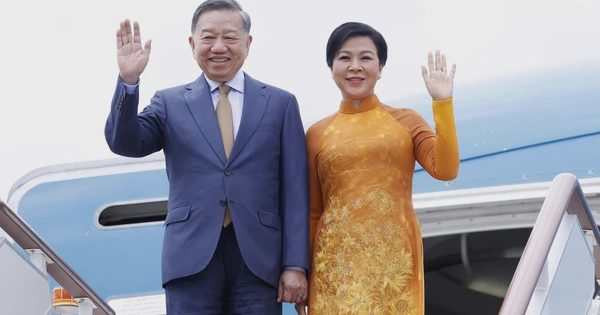 Tổng Bí thư, Chủ tịch nước Tô Lâm và phu nhân bắt đầu thăm Nga