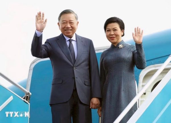 Tổng Bí thư, Chủ tịch nước Tô Lâm và Phu nhân lên đường thăm Nga và Pháp