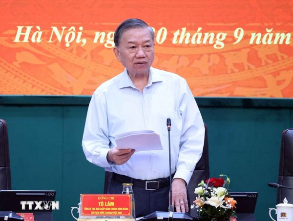 Tổng Bí thư, Chủ tịch nước: Xây dựng thế trận an ninh nhân dân hiện đại, đa tầng
