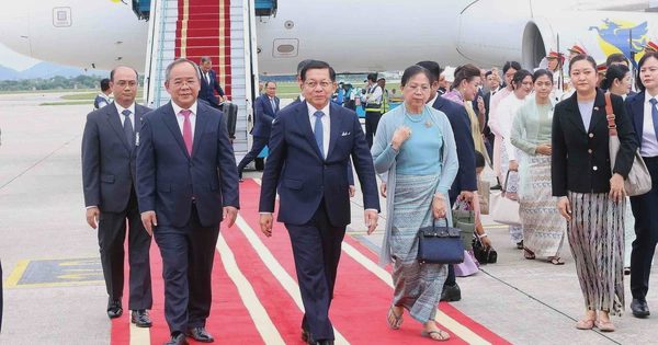 Tổng thống Myanmar Min Aung Hlaing bắt đầu thăm chính thức Việt Nam
