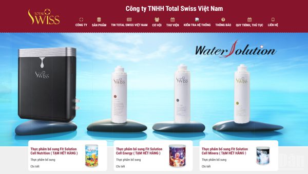 Total Swiss Việt Nam bị phạt 710 triệu đồng do vi phạm quy định kinh doanh đa cấp