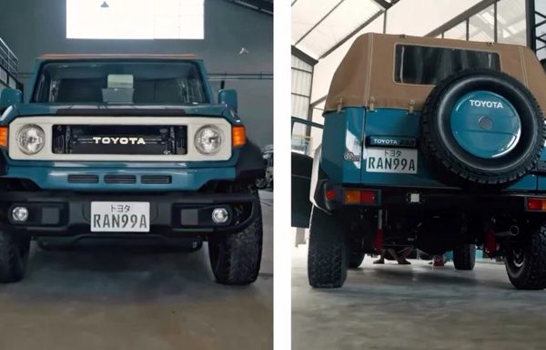 Toyota Hilux cũ giá rẻ 'lột xác' thành Land Cruiser cổ điển