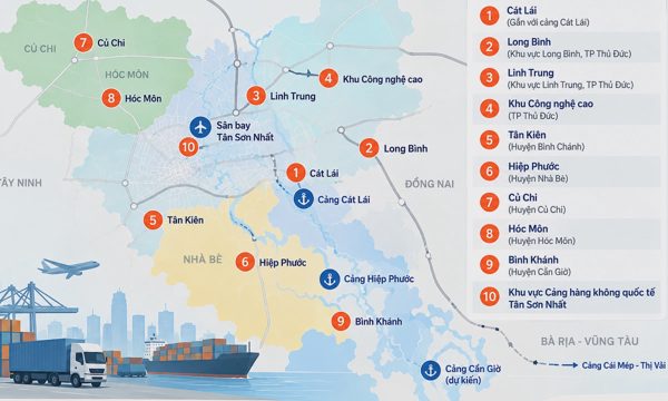 TP HCM định hình mạng lưới trung tâm logistics tại 10 đầu mối lớn